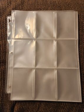 Amazon 48 Clear 9-Pocket Plastic Sheet Protector Organizer